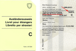 C EU/EFTA permit (Settled foreign nationals)